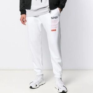 Heron Preston NASA Sweatpants in White